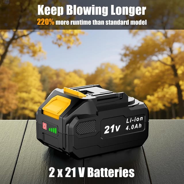 Detalle de JYGMPRO JYGMPRO 21V soffiatore foglie 240 km/h