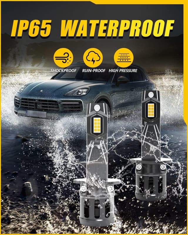 Thumbnail 6 de KATUR H1 LED per fari auto Canbus 80W 16.000LM 6000K plug & play (2 pezzi)