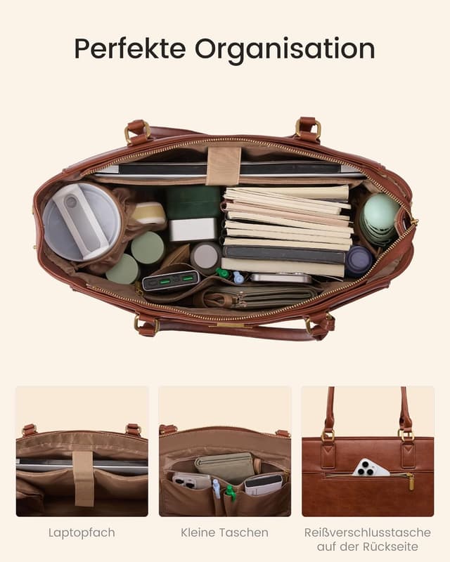 Detalle 2 de LOVEVOOK Laptoptasche 15,6 Zoll Business