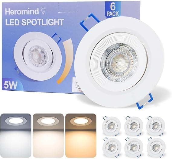 Imagen de Heromind 6 Downlight LED Empotrable 5W ⬜ Orientable en OfertitasTOP