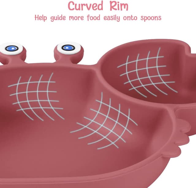 Detalle 2 de Piatto in silicone con ventosa per svezzamento