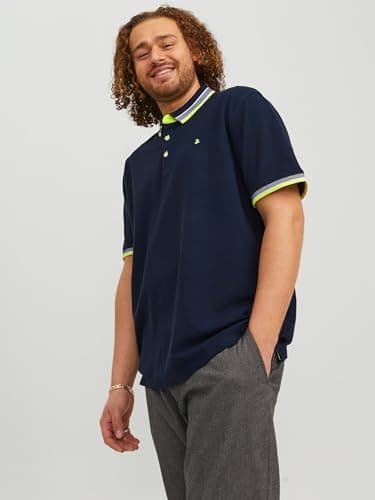 Detalle 1 de Jack & Jones Jjepaulos Polo SS Noos 5XL
