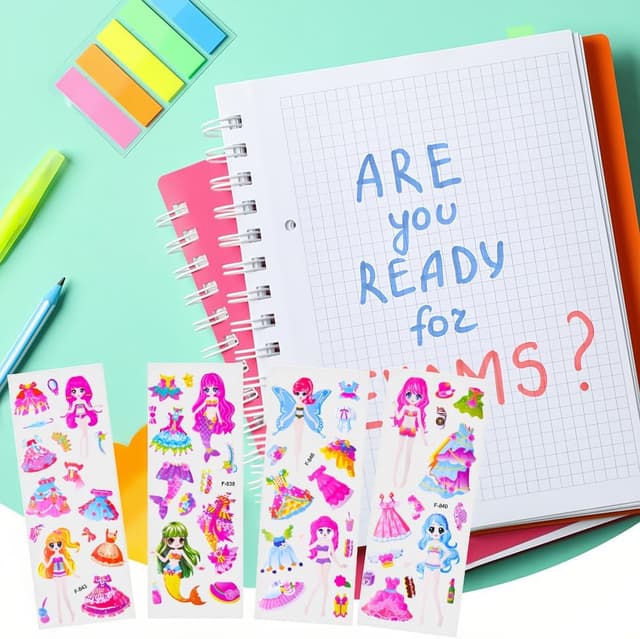 Thumbnail 3 de Vicloon Pegatinas 3D para niños 24 hojas