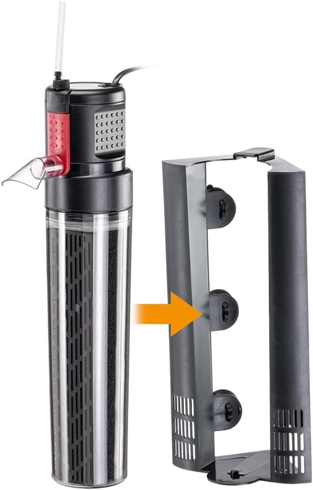Detalle de Hydor Filtro Interno CRYSTAL 300 per acquari oltre 200 litri, 2 stadi con carbone attivo e kit Venturi
