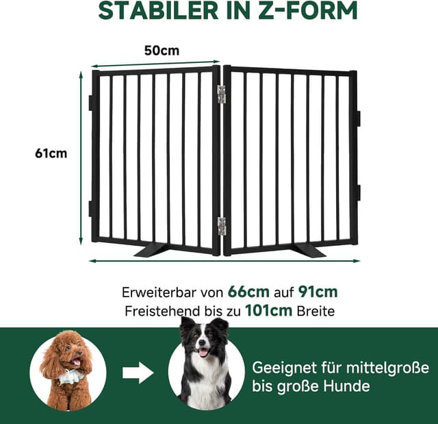 Thumbnail 4 de Snagle Paw Vollmetall Absperrgitter 102x61cm