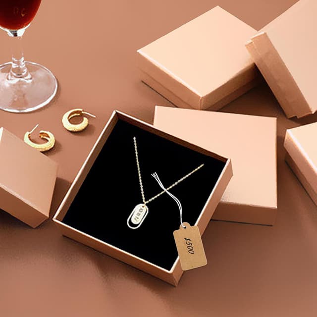 Thumbnail 4 de jijAcraft 500Pcs Kraft Price Tags 45×25mm 🏷