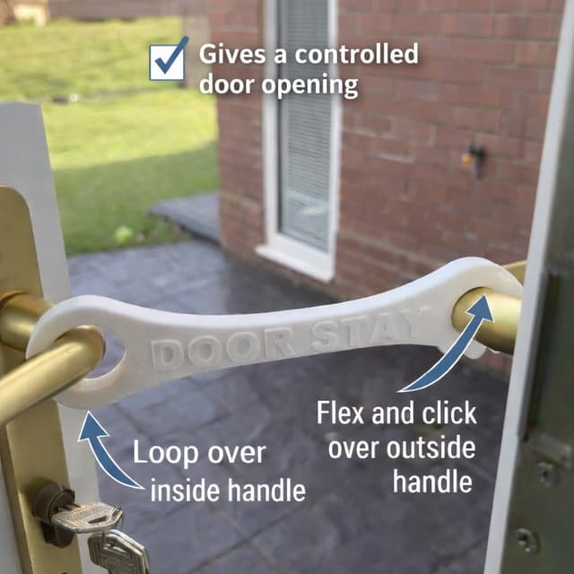 Thumbnail 6 de Door Stay Door Stopper, 20cm opening gap