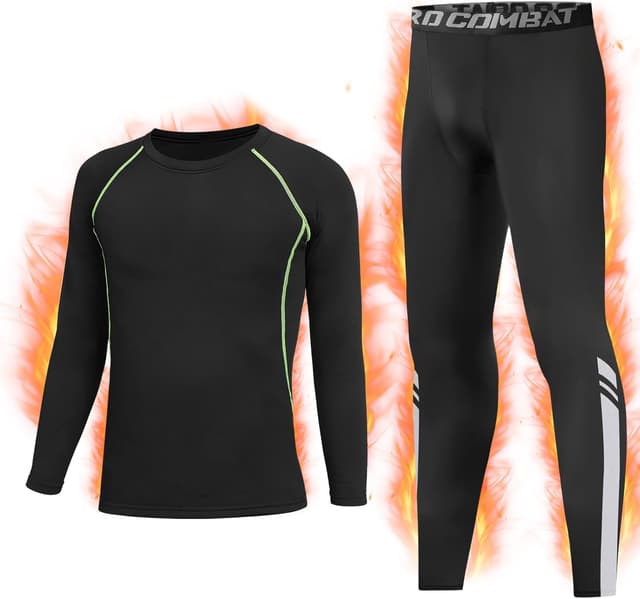 Thumbnail 3 de Qyibleri Kids Base Layer Football Skins Set for Boys 🧒⛹