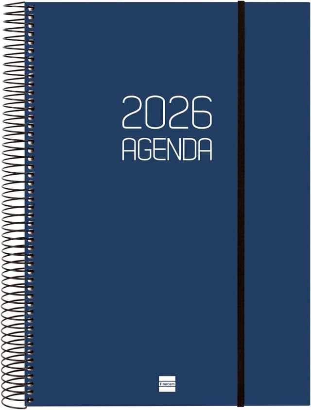 Detalle de Finocam Agenda Espiral 2026 1 Día