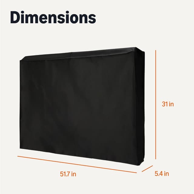 Thumbnail 4 de Amazon Basics Outdoor TV Cover 52-55 inch