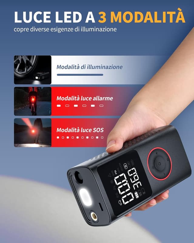 Thumbnail 6 de Powools Compressore Aria Portatile 150 PSI