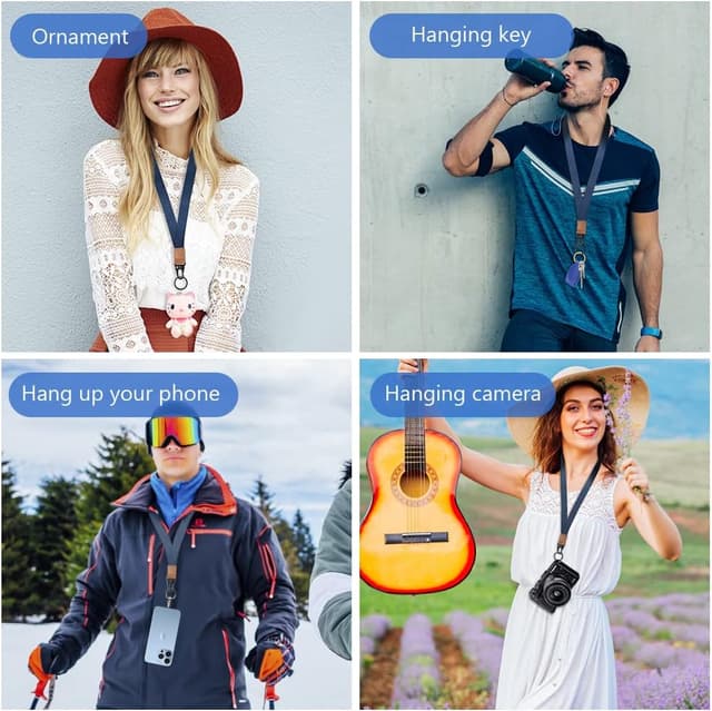 Thumbnail 6 de Vicloon Umhängeband Schlüsselband 47 cm