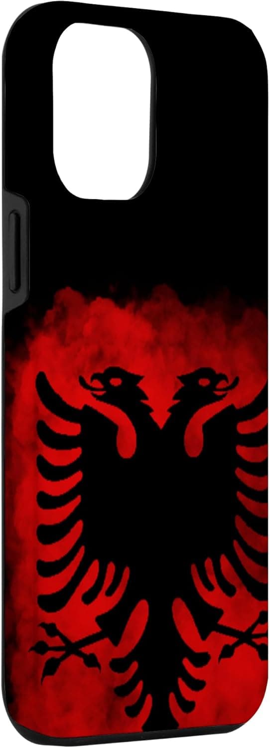 Detalle de Custodia pieghevole stile portafoglio con bandiera albanese per iPhone 12 Pro Max