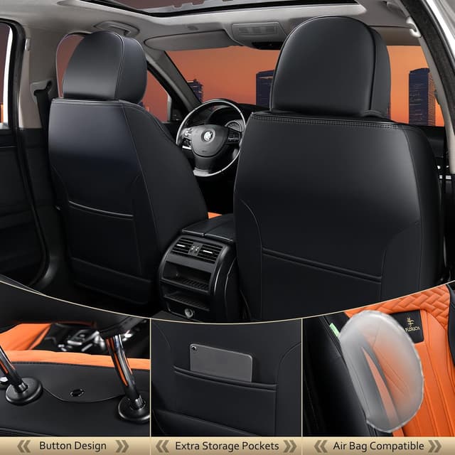 Thumbnail 2 de FLORICH Leather Seat Covers 5 Seats