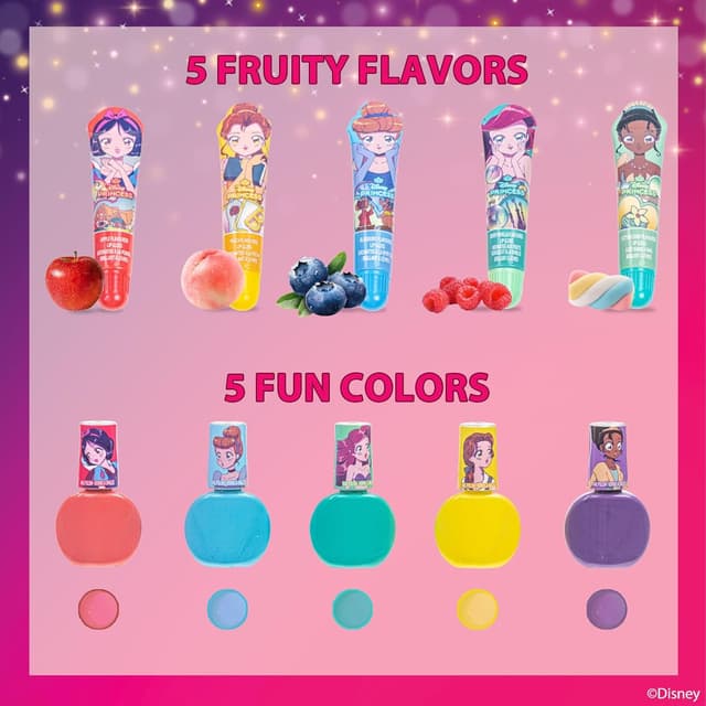 Detalle 2 de Disney Princess Set de Maquillaje para niños 3+