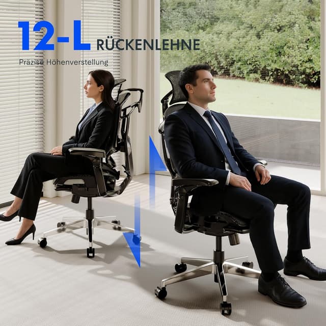 Thumbnail 4 de FLEXISPOT ErgoX Pro Ergonomischer Bürostuhl