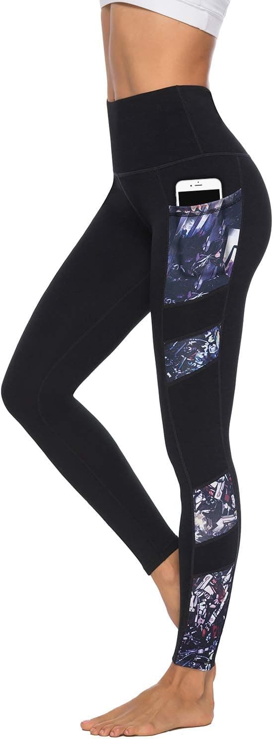 Thumbnail 6 de JOYSPELS Women’s high-waisted printed gym leggings with pockets