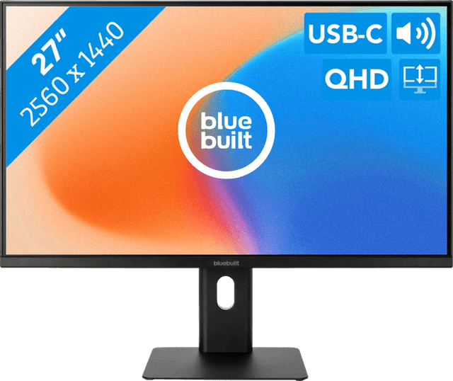 Detalle de BlueBuilt 27 Zoll Quad HD Monitor