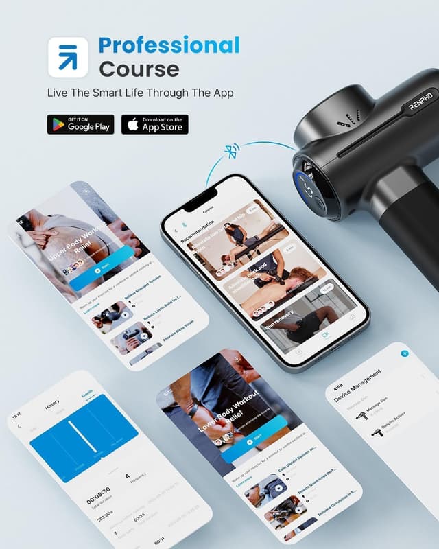 Thumbnail 4 de RENPHO Pistola de Masaje con Calor y Frío 💆♂️