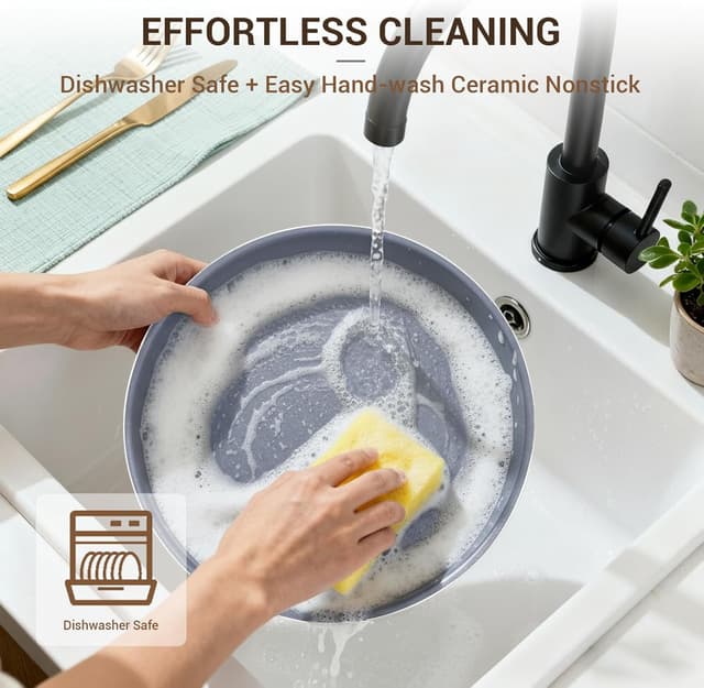 Thumbnail 4 de Ammeloo Ceramic Cookware Set, 18-Piece