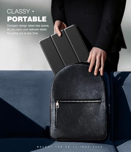 Thumbnail 6 de TiMOVO Funda para Samsung Galaxy Tab A11+ Plus/A9+ Plus 11 Pulgadas (2025/2023), Funda Ligera y Delgada con Soporte, Auto Activación/Suspensión, Negro