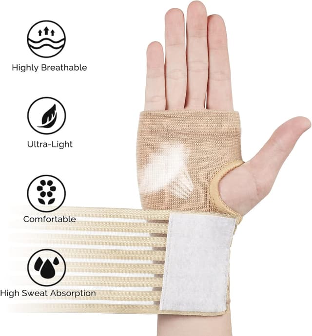 Detalle de ACWOO fasce da polso 2 pezzi