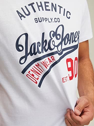 Thumbnail 5 de JACK & JONES Jjethan tee SS Crew Neck XL — 3 camisetas negras, blancas y azul marino