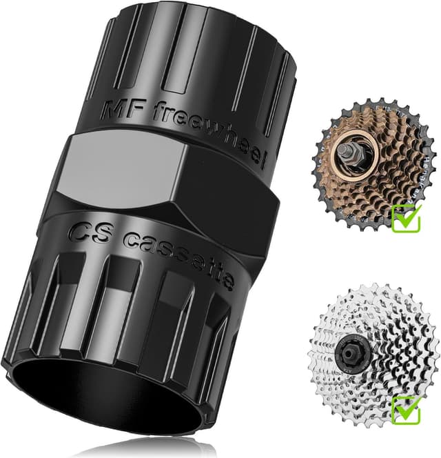 Detalle de Fengzio Estrattore Ruota Libera 2 in 1 per cassette e ruote libere a 12 denti