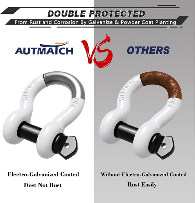 Thumbnail 4 de AUTMATCH D Ring Shackle 3/4" 10,471 lb