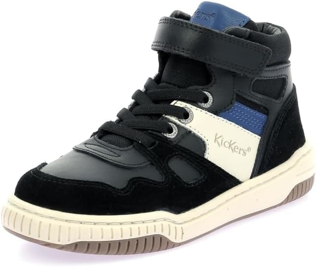 Detalle de Kickers Kick92 Basket mixte enfant – Sneakers haut pour le quotidien