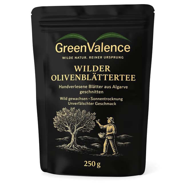 Thumbnail 6 de GreenValence Wilder Olivenblättertee aus dem Algarve (100 g) – sonnengetrocknet, naturrein
