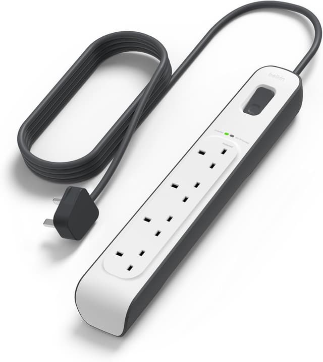 Detalle de Belkin 4 Way Surge Protection Extension Lead