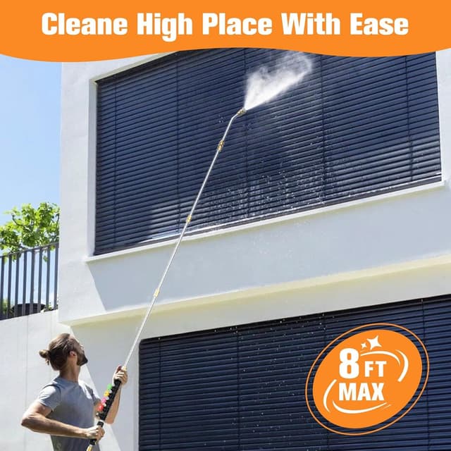 Thumbnail 4 de Sealegend 8FT Pressure Washer Extension Wand 4000 PSI
