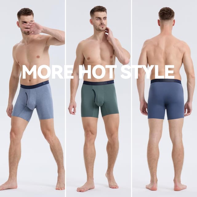 Detalle 2 de Bamboo Cool boxer briefs 4-pack