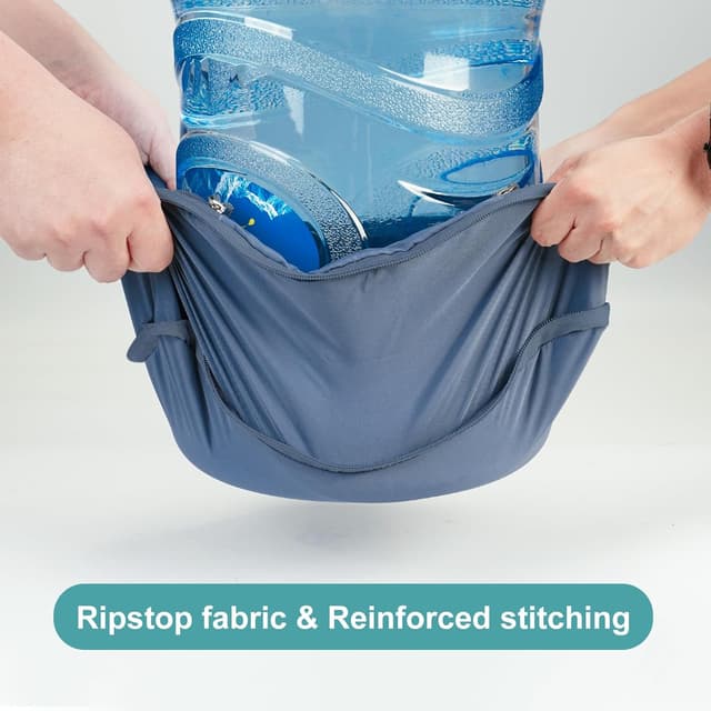 Detalle de ECOHUB 5-teiliger Kompressions-Koffer-Organizer-Set (rein blau) für Reise, Rucksack & Zuhause