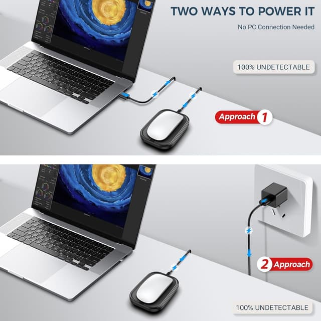 Thumbnail 3 de Yonktoo Mouse Jiggler – Ultra Slim Mouse Mover ⚙