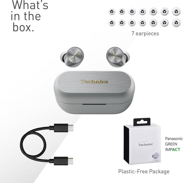 Thumbnail 9 de Technics EAH-AZ80E-S Auriculares Inalámbricos ✨ Con Cancelación de Ruido