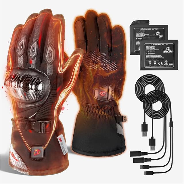 Imagen de BORLENI Guanti riscaldati moto 3000 mAh en OfertitasTOP