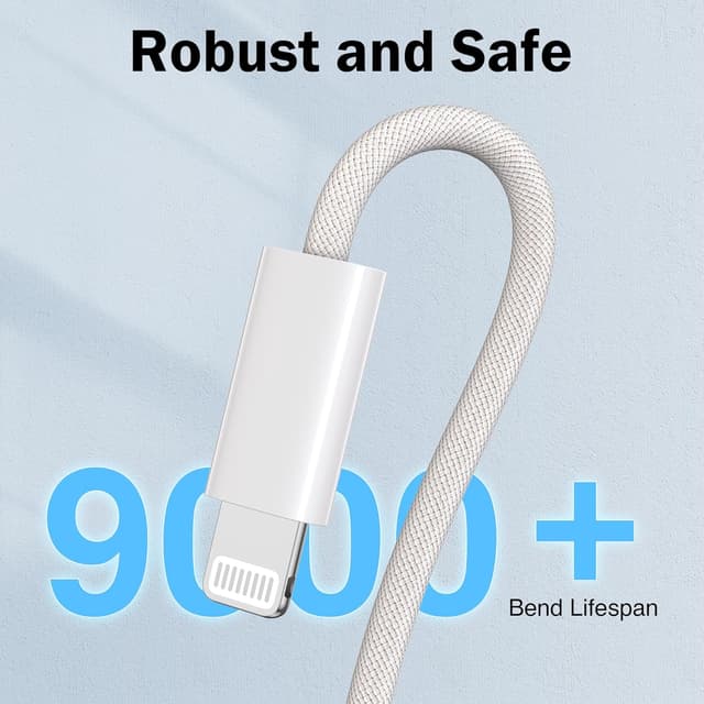 Thumbnail 2 de Apple Lightning Ladekabel 1 m, MFi-zertifiziert, 2er-Pack