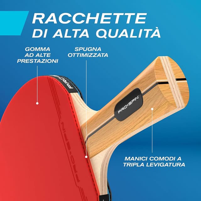 Thumbnail 4 de PRO-SPIN Set da Tavolo Portatile con Rete Estensibile 183 cm