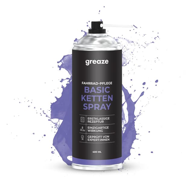 Detalle de URBAN ZWEIRAD Premium Kettenöl-Spray (Kettenspray Dryfluid) für Fahrradkette, Schaltwerk & Kette – 400 ml