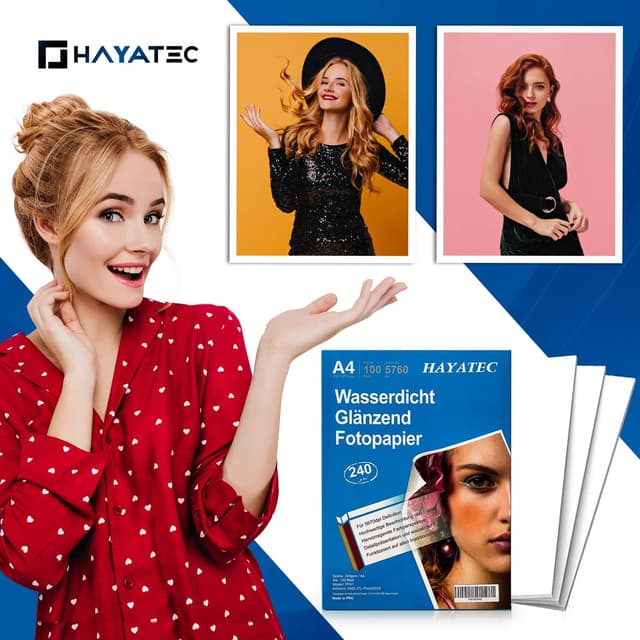 Thumbnail 4 de Fotopapier A4 Hochglanz 240 g/m² 100 Blatt