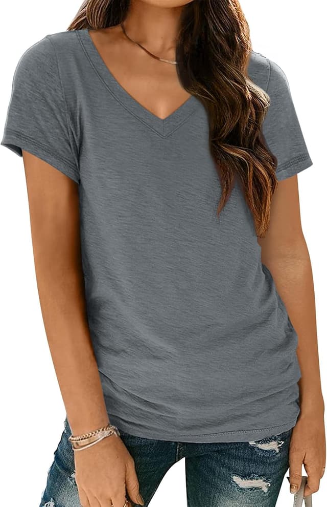 Detalle de AUTOMET T-Shirts V Neck Short Sleeve 2026