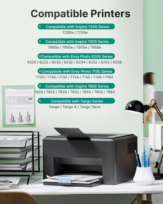 Thumbnail 2 de HP 64XL Black Ink Cartridge 2-Pack đź–¨