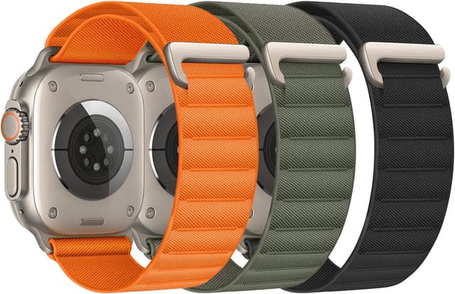 Detalle de Alpine Loop 3-Pack Nylon Sport Band for Apple Watch