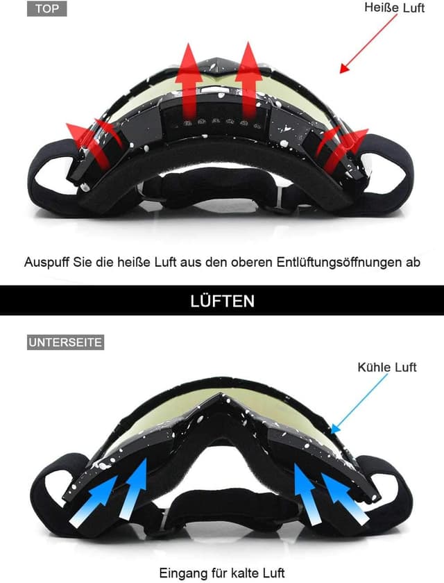 Thumbnail 4 de SPOSUNE Motorradbrille 129 g đ„œ