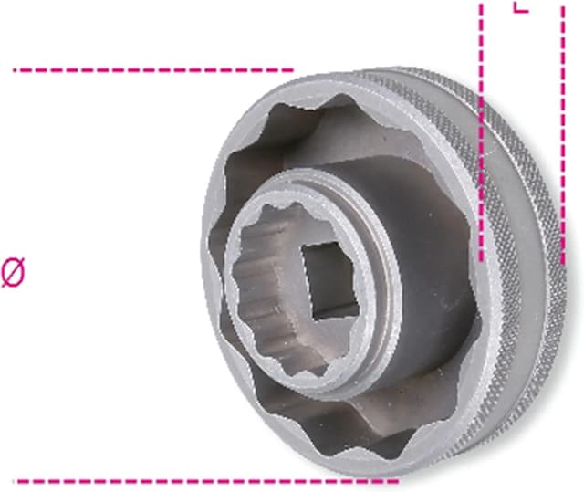 Detalle 2 de Beta 3075MV 56 Chiave a bussola poligonale per moto
