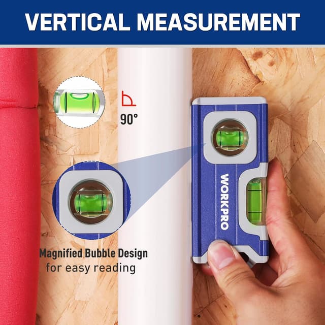 Thumbnail 3 de WORKPRO 115 mm magnetic spirit level