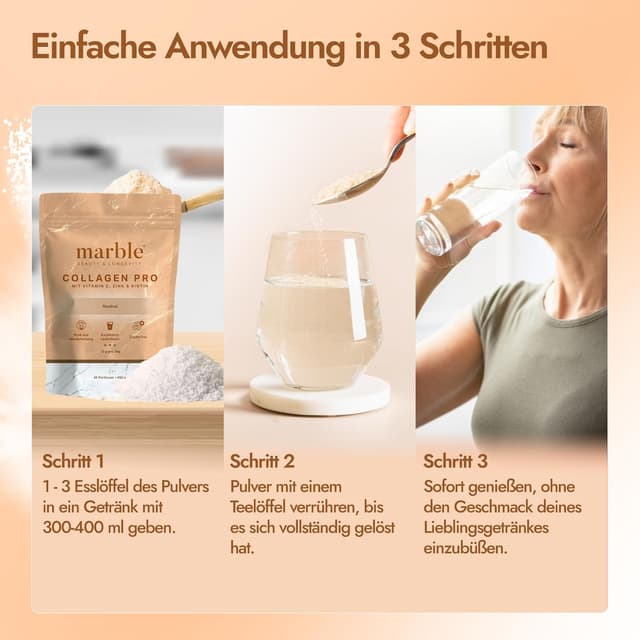 Detalle 2 de Marble Kollagen Pulver PRO 450 g