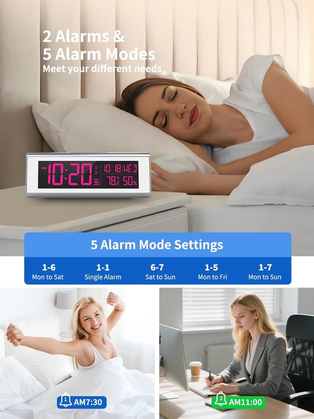 Thumbnail 6 de KOOKH-CLOCK HD alarm clock with 7.1 in display